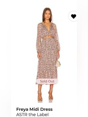 ASTR the label Floral Maxi Dress